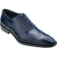 thumbnail image 2 of Belvedere Men's Shoes Lago Genuine Alligator Plain Toe Tassel Navy 14010, 2 of 3