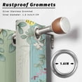 thumbnail image 2 of Outdoor Curtains for Patio Waterproof, Cute Easter Bunny Outdoor Privacy Panels Grommet, Eucalyptus Leaves Colorful Eggs Wooden Blackout Outside Curtains for Porch/Cabana 54"x95", 1 Panel, 2 of 8