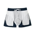 thumbnail image 4 of Swim trunks men 5 Inch Quick-drying Lightweight Beach Shorts with Elastic Waistband and Durable Drawstring M, 4 of 4