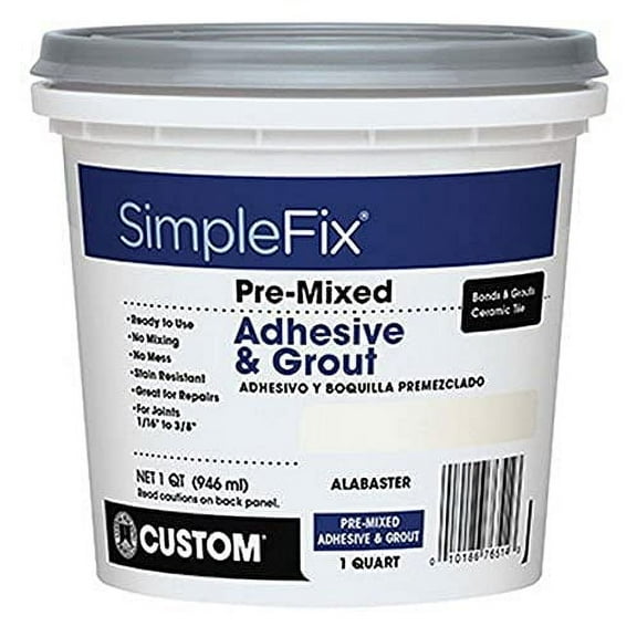 Custom Building Products Simplefix Quart Alabaster Pre-Mixed Sanded Tile Grout