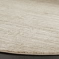 thumbnail image 4 of SAFAVIEH Vision Adrasteia Overdyed Solid Area Rug, Cream, 5' x 5' Round - Modern Design, Creme, Non-Shedding & Easy Cleaning, Ideal for Living Room, Bedroom, Dining Space, 4 of 13