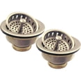 thumbnail image 1 of Westbrass D2145-07 Two Post Style Large Kitchen Basket Strainers in Satin Nickel, 1 of 1
