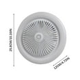 thumbnail image 3 of EUDIDV Portable Lighted Fans​ 30W Universal Head Screw Mouth Fan Light Remote Control Household Fan Light Ceiling Fan Silent Fan;Fans with Illumination, 3 of 7