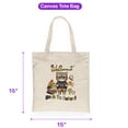 thumbnail image 5 of Welcome American Shorthair Back to School Vintage Retro Canvas Tote Bag Cat Lover Kitten Owner Gifts Reusable Shopping Grocery Bag - 02012, 5 of 5