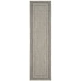 thumbnail image 4 of SAFAVIEH Courtyard Agnes Bordered Indoor/Outdoor Area Rug, Beige/Black, 6'7" x 9'6", 4 of 10