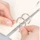 thumbnail image 4 of 50pcs Binder Rings, 1.25 Inch - Nickel Plated Steel Book Rings, Loose Leaf Binder Rings, Key Rings, Metal Rings for Index Cards, 4 of 5