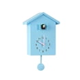 thumbnail image 2 of Bewildely Reloj de pared de plástico Montado en la pared Adorable en forma de casa Despertadores con pilas Casas de interior Decoración de la Decoración del hogar, 2 of 6