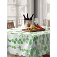 thumbnail image 6 of Green Polka Dots Table Cloth, Waterproof Tablecloth for Rectangle Tables, Watercolor Abstract Art Reusable Washable Fabric Table Cover for Restaurant Kitchen Dining Tables 60"x102", 6 of 9