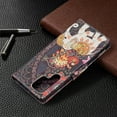thumbnail image 5 of Galaxy S23 Ultra Case Cute Embossed Pattern Premium Leather Wallet Cover Flip Stand Credit Card Slots Pocket Holder Magnetic Closure Folio Case for Samsung Galaxy S23 Ultra, Flower Elephant, 5 of 8