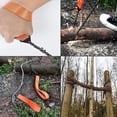 thumbnail image 2 of Portable Survival Chainsaw Chainsaw with Parachute Rope Handles for Camping Hiking Emergency Tool, 2 of 5