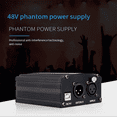 thumbnail image 3 of 1-Channel 48V Phantom Power Supply with XLR 3 Pin Microphone Cable for Condenser Microphone Music Recording Equipment, 3 of 9