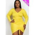 thumbnail image 4 of Plus Size Drawstring Ruched Front, 4 of 11
