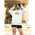 thumbnail image 2 of Cartoon Hungry Ghost Festival Hoodie Women -Image by Shutterstock, Female 4X-Large, 2 of 4