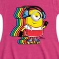 thumbnail image 3 of Despicable Me Minions - Retro Rainbow Skater - Toddler & Youth Girls Fit & Flare Dress, 3 of 4