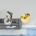 thumbnail image 2 of Escultura Moderna Abstracta De Cerámica Con Forma De Delfín Y Fruta, Ideal Para La Sala De Estar, La Oficina, La Mesa De Centro, La Chimenea, El Escritorio, Porches Y La Decoración De, 2 of 8