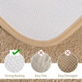 thumbnail image 2 of Homore Bathroom Rugs Sets, Luxury Bath Mat Set Anti-Slip Bath Rug and U-Shaped Toilet Mat Camel, 2 of 7