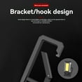 thumbnail image 2 of TFixol Portable COB LED Work Light with Magnetic Hook, USB Rechargeable, 5 Lighting Modes, Waterproof Design for Indoor/Outdoor Use, Red/Silver/Black Options, 2 of 7