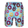 thumbnail image 3 of Balery Donuts Traje de Baño Estilo Hawaiano para Hombre, Shorts de Secado Rápido con Bolsillos-3X-Large, 3 of 6