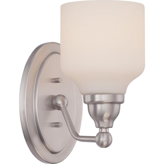 Nuvo Lighting 62/386 Kirk 1 Light 4-7/8" Wide Led Bathroom Sconce - Nickel