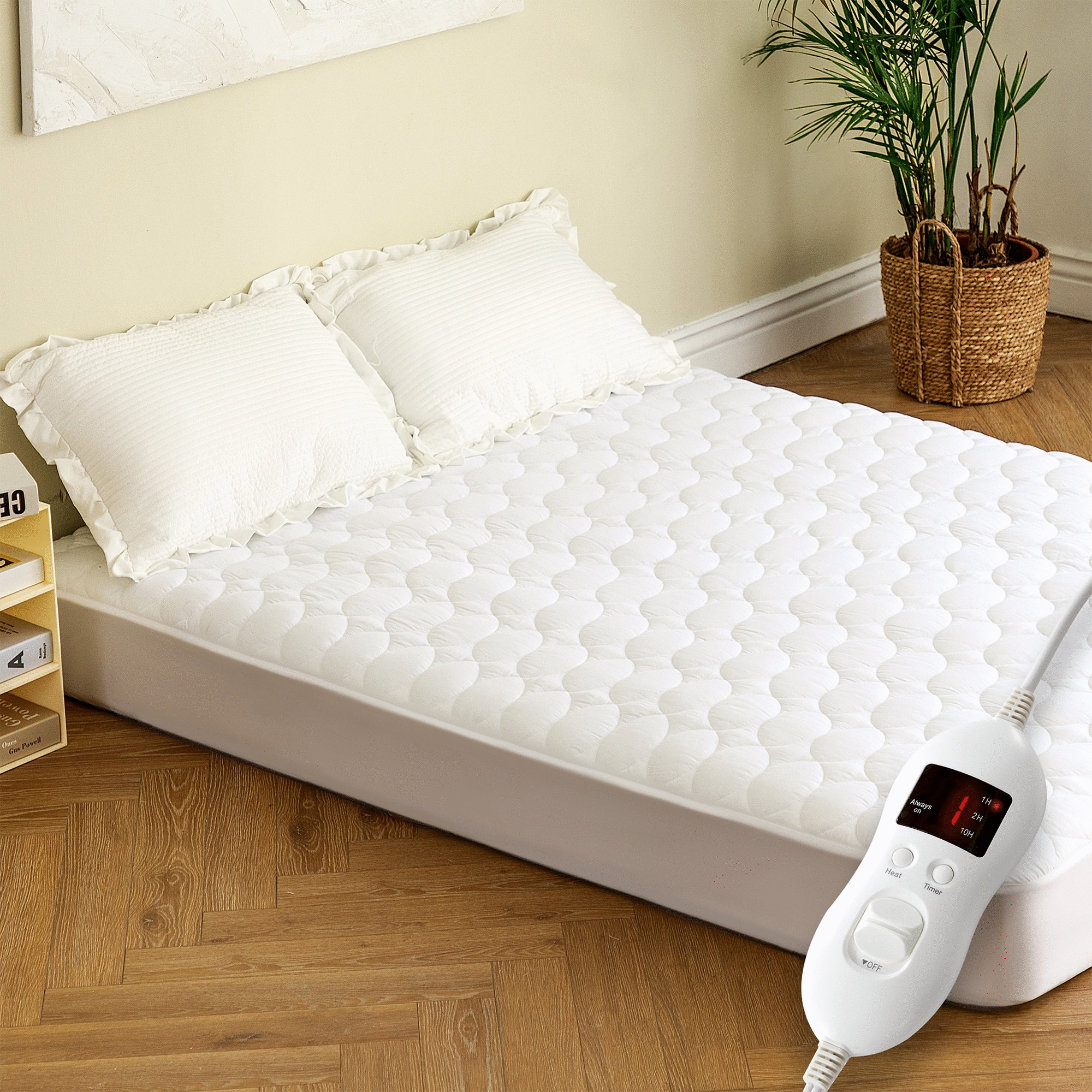 Electric Heated Mattress Pad Full 8 Temperature Control Zone Heating Safe  Auto Shut off - Walmart.com
