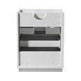 thumbnail image 3 of Fresca Livello 24" White Modern Bathroom Cabinet, 3 of 4