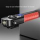 thumbnail image 3 of Injueey Linterna LED superbrillante USB con luz lateral de martillo de seguridad, antorcha de reparación intermitente roja y azul, reflector de Iluminación y accesorios Injueey HA074221-00, 3 of 6
