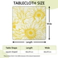 thumbnail image 2 of Fitted Tablecloth Vintage Floral with Botanical Garden Print, Waterproof Wipeable Table Cover with Back for Outdoor Indoor Decor, 2 of 6