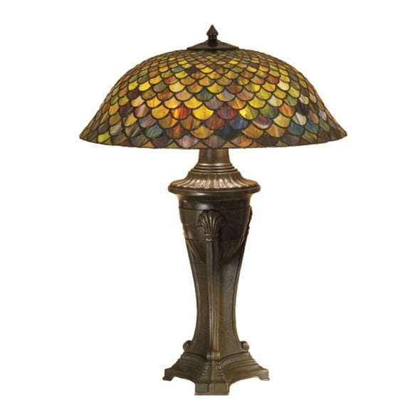 Meyda Tiffany 31115 Lighting, 30" Height, Bronze/Dark
