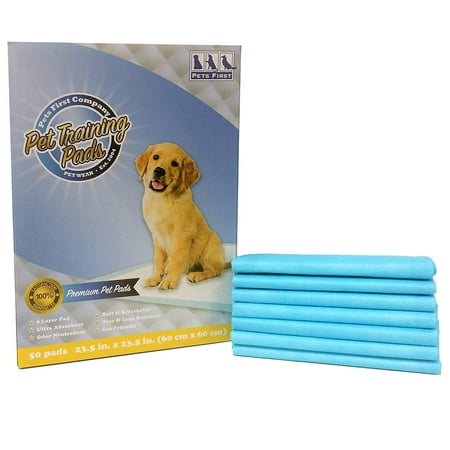 Pets First Pet Premium Training Pads 50 Count. - Best Ever, 2018 Version! TRY (Best Version Of Hallelujah Ever)