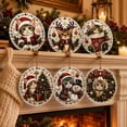 thumbnail image 4 of 6PCS Wooden Christmas Ornaments DIY Pearl Art Kits for Adults, Hanging Diamond Art Christmas Ornaments Set with Pearls, Special-Shaped Gems & Jute Twine, Christmas Decor Craft, 4 of 8