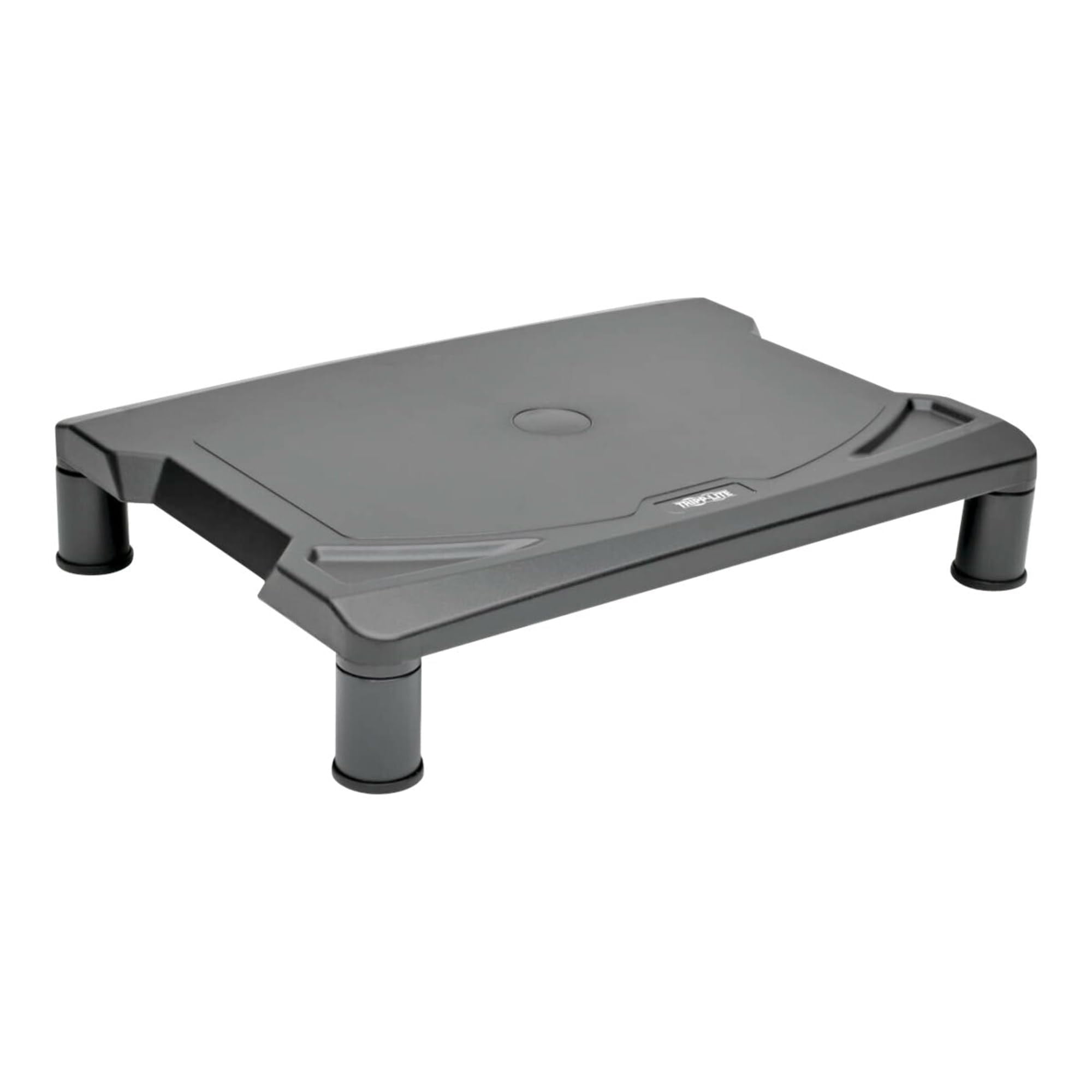 Tripp Lite Universal Monitor Riser Stand Computer Laptop Printers 1.25-5.5 40 lb Load Capacity - 5.5" Height x 15.6" Width x 11.3" Depth - Desktop, Tabletop - Black