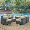 thumbnail image 2 of Summon 7 Piece Outdoor Patio Sunbrella� Sectional Set-EEI-1897, 2 of 8