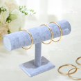 thumbnail image 2 of Shengyu Elegant Bracelet Holder Storage Rack T Bar Durable Display for Bangle Necklace Watch Grey 23 x 7 x 15CM 1Set, 2 of 6
