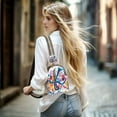 thumbnail image 5 of FORMRS Womens Crossbody Sling Bag Travel Daypack Shoulder Chest Backpack, Musical Pattern, 5 of 7