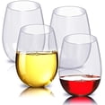 thumbnail image 1 of Copas de vino YONGSHENG irrompibles de plástico sin tallo inastillables reutilizable, 1 of 5