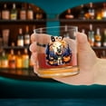 thumbnail image 4 of Happy Halloween Vampire German Shepherd BOO with Pumpkins Fun and Spooky 11oz Whiskey Glass Mug Alsatian Dog Lover Gifts Whiskey Cocktail Glasses Cup - 00018, 4 of 5