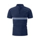 thumbnail image 4 of pstuiky Camisas casuales de manga corta para hombre, Camisa informal de manga corta con solapa y botones para hombre, color liso, para ejercicio camisas casuales para hombre l, 4 of 8