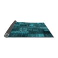 thumbnail image 2 of Ahgly Company Indoor Rectangle Patchwork Light Blue Transitional Area Rugs, 7' x 9', 2 of 4