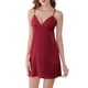 thumbnail image 1 of Gibobby Pijama algodón mujer Camisón y de satén para mujer, ropa de dormir Sexy, vestido de noche, negligés cortos(Rojo,M), 1 of 5