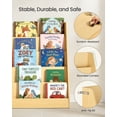 thumbnail image 4 of SONGMICS Kids Bookcase, 5-Tier Montessori Bookshelf, Front-Facing Book Display Rack, 11.8 x 31.5 x 31.5 Inches, Beech Beige, 4 of 5