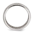 thumbnail image 6 of 925 Sterling Silver Rhodium-plated 5-row Eternity Ring Size 6, 6 of 7
