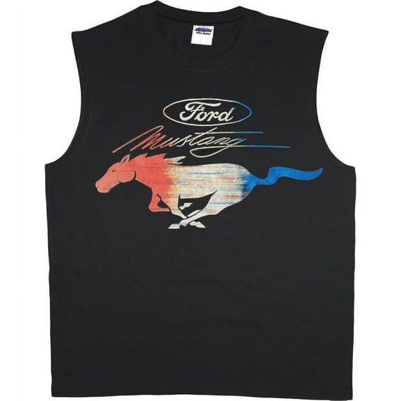 Ford Mustang Pony t-shirt sleeveless t-shirt muscle tee for men