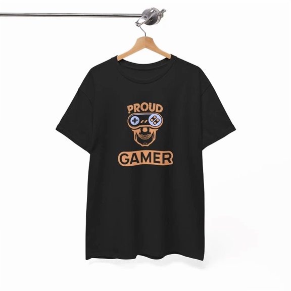 Proud Gamer T-Shirt S-5Xl, Retro Video Game Tee, Gaming Graphic Shirt, Unisex T-Shirt