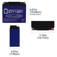 thumbnail image 2 of 12 VOLT 22 AH GEL BATTERY, 2 of 6