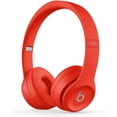 thumbnail image 1 of Casque Supra-Auriculaire Sans Fil Beats Solo3 Remis à Neuf - Puce W1, Bluetooth Classe 1, 40 Heures d'Écoute, Microphone et Commandes Intégrés - (Rouge), 1 of 7