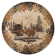 thumbnail image 4 of Tayse Nature Area Rug 6670 Lodge Brown Leaves Acorns 2' x 3' Rectangle, 4 of 10
