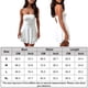 thumbnail image 2 of Vestido Mujer Ajustado Sin Espalda Sin Mangas Fuera Del Hombro Traje Diario Ygjytge Blanco T L para Mujer, 2 of 6