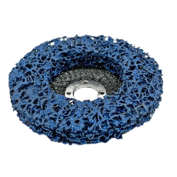 Rueda pulidora de 5 pulgadas resistente al desgaste instalación Simple accesorio de disco de rueda pulidora para madera coche aluminio joyería Metal Azul