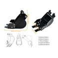 thumbnail image 4 of Mini Excavator Attachments with Narrow Bucket, Ripper, Rake Auger, Grapple, Quick Hitch, Screening Bucket Total 8pcs Excavator Accessories Kit, 4 of 15