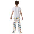 thumbnail image 4 of FORMRS Boys Pajama Pants with Pockets Size 13-14Y Kids Lounge Sleep Bottoms, Colorful Flowers, 4 of 8